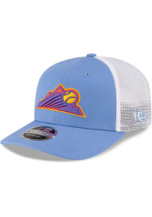 New Era Colorado Rockies 2025 City Connect Fan Pack Trucker 9SEVENTY Adjustable Hat - Light Blue