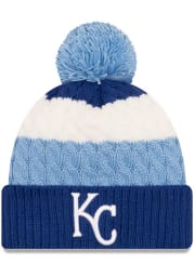 New Era Kansas City Royals Blue Layered Up Youth Knit Hat