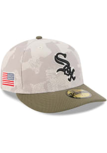 New Era Chicago White Sox Mens Tan MLB25 AFD 5950 Fitted Hat