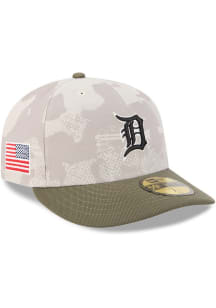 New Era Detroit Tigers Mens Tan MLB25 AFD 5950 Fitted Hat