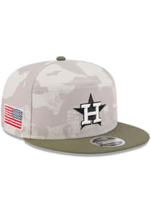 New Era Houston Astros Tan MLB25 AFD 950 SPLT Mens Snapback Hat