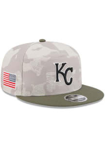 New Era Kansas City Royals Tan MLB25 AFD 950 SPLT Mens Snapback Hat