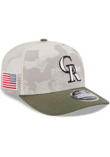 New Era Colorado Rockies MLB25 AFD 970SS Adjustable Hat - Tan