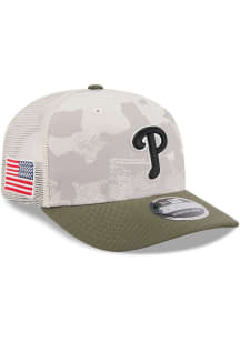 New Era Philadelphia Phillies MLB25 AFD 970SS Adjustable Hat - Tan