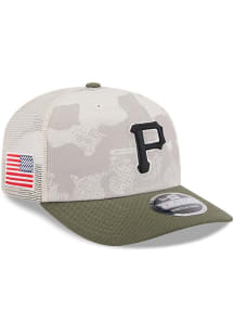 New Era Pittsburgh Pirates MLB25 AFD 970SS Adjustable Hat - Tan