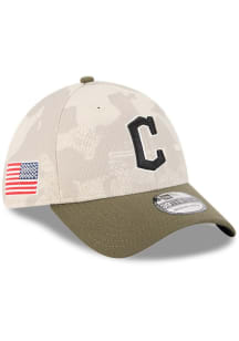 New Era Cleveland Guardians Mens Tan MLB25 AFD 3930 Flex Hat