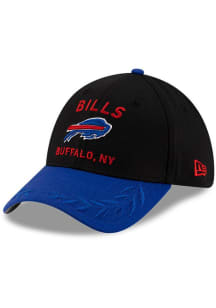 New Era Buffalo Bills Mens Black 2025 NFL Draft 39THIRTY Flex Hat