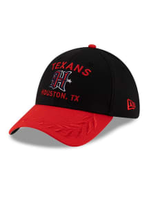 New Era Houston Texans Mens Black 2025 NFL Draft 39THIRTY Flex Hat