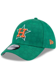 New Era Houston Astros Mens Green 2025 St Patricks Day 39THIRTY Flex Hat