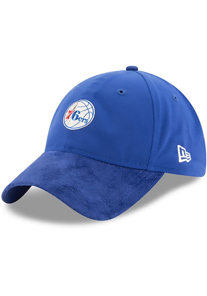 New Era Philadelphia 76ers NBA17 On Court Adjustable Hat - Blue
