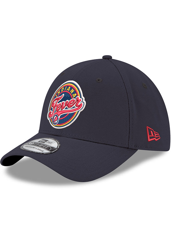 Indiana Fever Mens Team Classic 39THIRTY NAVY New Era Flex Hat