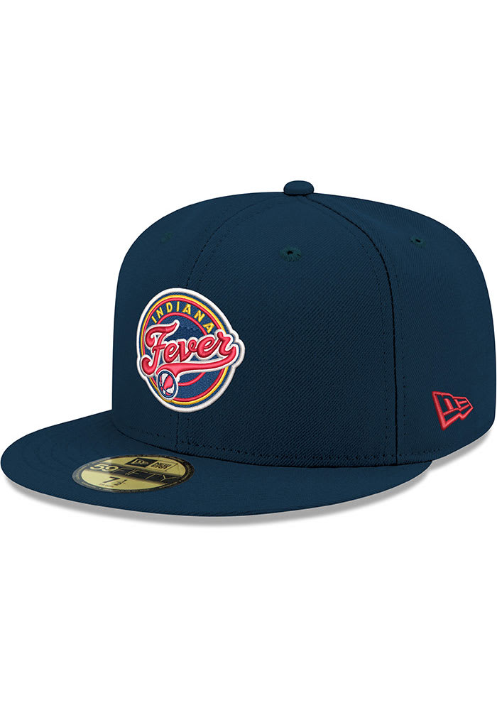 Indiana Fever Mens Primary 59FIFTY NAVY New Era Fitted Hat 59035652