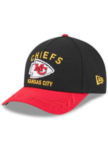New Era Kansas City Chiefs 2025 NFL Draft 9FORTY Modern Crown A Frame Adjustable Hat - Black
