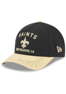 New Era New Orleans Saints 2025 NFL Draft 9FORTY Modern Crown A Frame Adjustable Hat - Black