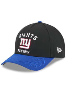 New Era New York Giants 2025 NFL Draft 9FORTY Modern Crown A Frame Adjustable Hat - Black