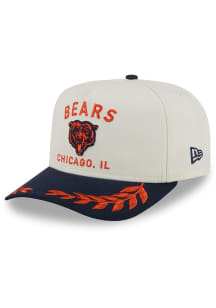 New Era Chicago Bears Ivory 2025 NFL Draft 9FIFTY A Frame Mens Snapback Hat