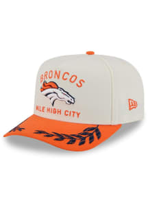 New Era Denver Broncos Ivory 2025 NFL Draft 9FIFTY A Frame Mens Snapback Hat