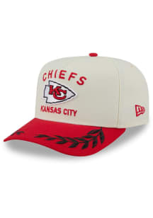 New Era Kansas City Chiefs Ivory 2025 NFL Draft 9FIFTY A Frame Mens Snapback Hat