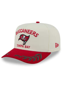 New Era Tampa Bay Buccaneers Ivory 2025 NFL Draft 9FIFTY A Frame Mens Snapback Hat