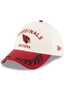New Era Arizona Cardinals Mens Ivory 2025 NFL Draft 39THIRTY Flex Hat