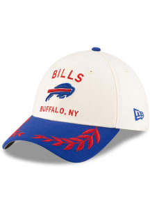 New Era Buffalo Bills Mens Ivory 2025 NFL Draft 39THIRTY Flex Hat