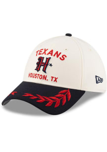 New Era Houston Texans Mens Ivory 2025 NFL Draft 39THIRTY Flex Hat