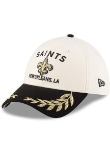 New Era New Orleans Saints Mens Ivory 2025 NFL Draft 39THIRTY Flex Hat