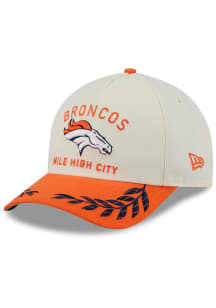 New Era Denver Broncos 2025 NFL Draft 9FORTY Modern Crown A Frame Adjustable Hat - Ivory