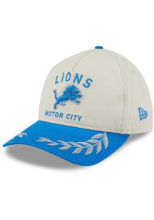 New Era Detroit Lions 2025 NFL Draft 9TWENTY A Frame Adjustable Hat - Ivory
