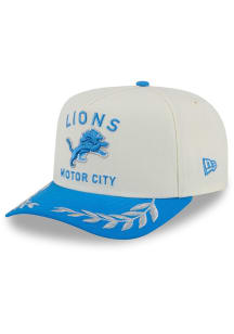 New Era Detroit Lions Ivory 2025 NFL Draft JR 9FIFTY A Frame Youth Snapback Hat