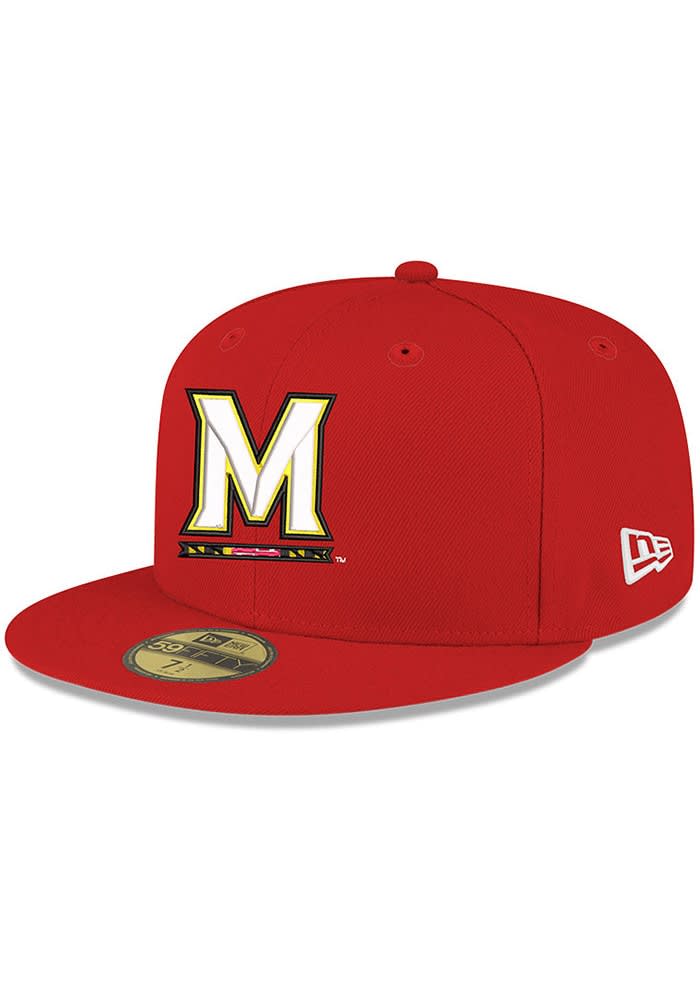 Maryland Terrapins New Era Red Basic 59FIFTY Fitted Hat - 59035814