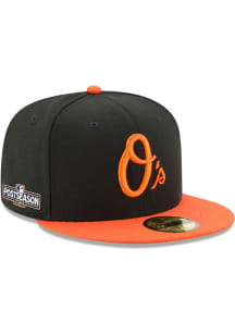 New Era Baltimore Orioles Mens  Alt AC 2024 Postseason Side Patch 59FIFTY Fitted Hat