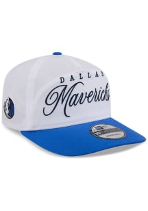 New Era Dallas Mavericks 2025 NBA Draft Golfer Adjustable Hat - White