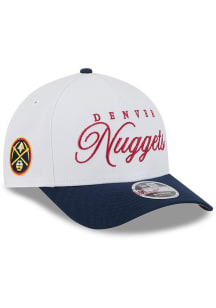 New Era Denver Nuggets 2025 NBA Draft Golfer Adjustable Hat - White