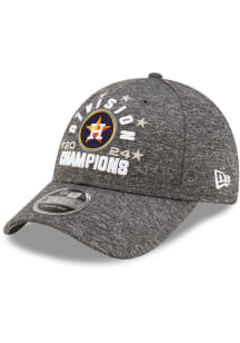 New Era Houston Astros 2024 Division Champions Stretch 9FORTY Adjustable Hat - Grey