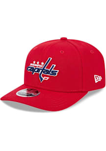 New Era Washington Capitals 9SEVENTY Stretch Snap Adjustable Hat - Red