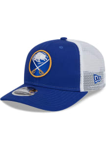 New Era Buffalo Sabres 9SEVENTY Stretch Snap Cotton Trucker Adjustable Hat - Blue