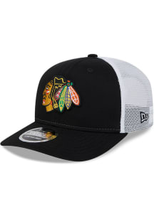 New Era Chicago Blackhawks 9SEVENTY Stretch Snap Cotton Trucker Adjustable Hat -