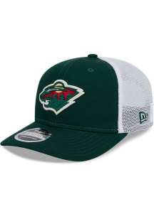 New Era Minnesota Wild 9SEVENTY Stretch Snap Cotton Trucker Adjustable Hat - Green