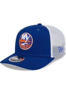 New Era New York Islanders 9SEVENTY Stretch Snap Cotton Trucker Adjustable Hat - Blue