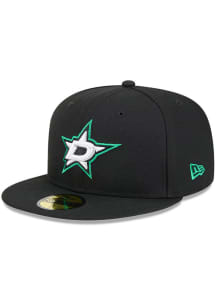 New Era Dallas Stars Mens Green 59FIFTY Polyester Fit Fitted Hat