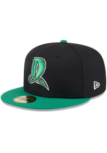 New Era Dayton Dragons Mens Black Authentic Collection 59FIFTY Fitted Hat