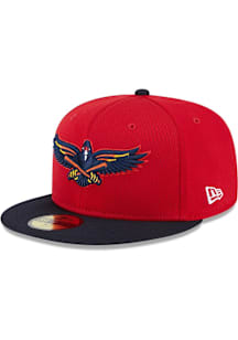 New Era Toledo Mud Hens Mens Red Batting Practice 59FIFTY Fitted Hat