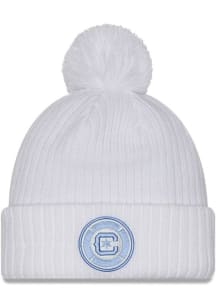 New Era Chicago Fire White Jersey Hook Knit Mens Knit Hat