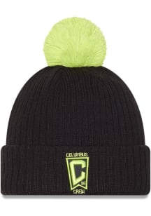New Era Columbus Crew Black Jersey Hook Knit Mens Knit Hat