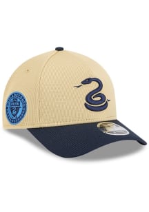 New Era Philadelphia Union Tan Jersey Hook JR 9FORTY MC Youth Adjustable Hat