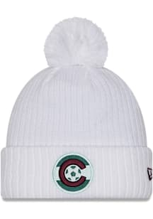 New Era Colorado Rapids White Jersey Hook Knit Mens Knit Hat