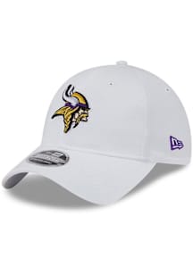 New Era Minnesota Vikings Ripstop Stretch Snap 9TWENTY Adjustable Hat - White
