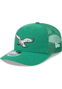 New Era Philadelphia Eagles Evergreen Stretch 9SEVENTY Adjustable Hat - Kelly Green
