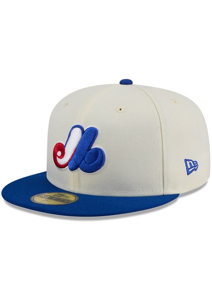 Montreal Expos Mens Retro 2T Evergreen 59FIFTY White New Era